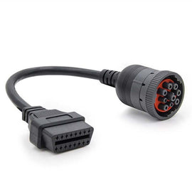 Female 16Pin to J1939 9Pin Truck cable, 16Pin to J1939 9Pin