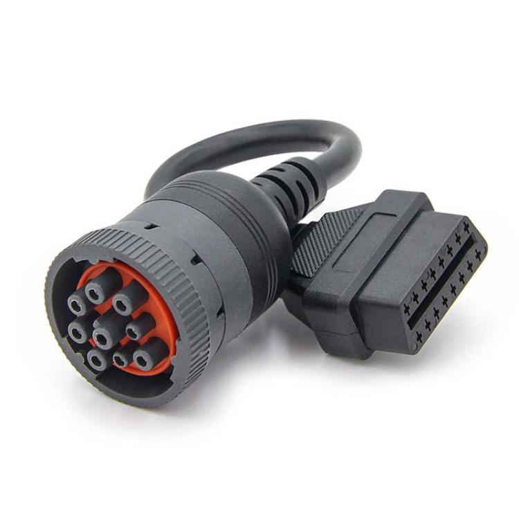 Female 16Pin to J1939 9Pin Truck cable, 16Pin to J1939 9Pin
