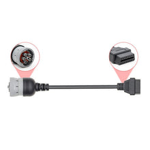 Load image into Gallery viewer, J1708 6Pin to OBD2 16Pin Female Car Diagnostic Adapter Cable, 6Pin to OBD2