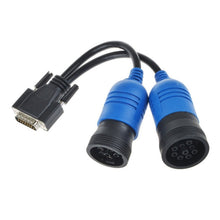 Load image into Gallery viewer, For Nexiq Pn 405048 6 and 9Pin Y Deutsch Cummins Adapter Truck Diagnose Cable, Truck Diagnose Cable