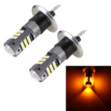 Load image into Gallery viewer, 1 Pair H1 DC12V / 5W Car LED Fog Light with 42LEDs SMD-2016 Lamp Beads, H1 (Ice Blue Light), H1 (White Light), H1 (Yellow Light)