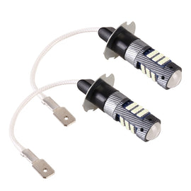 1 Pair H3 DC12V / 5W Car LED Fog Light with 42LEDs SMD-2016 Lamp Beads, H3 (Yellow Light), H3 (White Light)