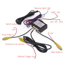 Load image into Gallery viewer, Car Right Blind Spot Camera Reversing Image Switching Front and Rear View Two-way Control Box, Two-way Control Box