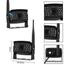 Load image into Gallery viewer, 7 inch Car Digital Wireless Rear-view Split-screen Monitor Four Record, Four Record