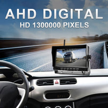 Load image into Gallery viewer, 7 inch Car Digital Wireless Rear-view Split-screen Monitor Four Record, Four Record