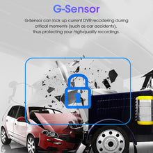 Load image into Gallery viewer, 7 inch Car Digital Wireless Rear-view Split-screen Monitor Four Record, Four Record