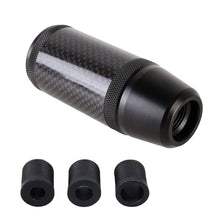 Load image into Gallery viewer, Universal Car Carbon Fiber Metal Gear Shift Knob, Carbon Fiber Metal