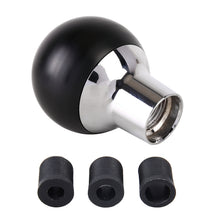 Load image into Gallery viewer, Universal Car Small Round Ball Resin + Carbon Fiber Metal Gear Shift Knob, Small Round Ball (Black), Small Round Ball (White)