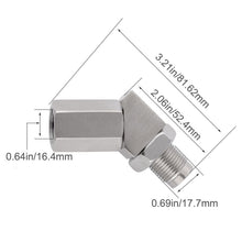 Load image into Gallery viewer, Car 45 Degree Oxygen Sensor M18x1.5 Adapter, 45 Degree