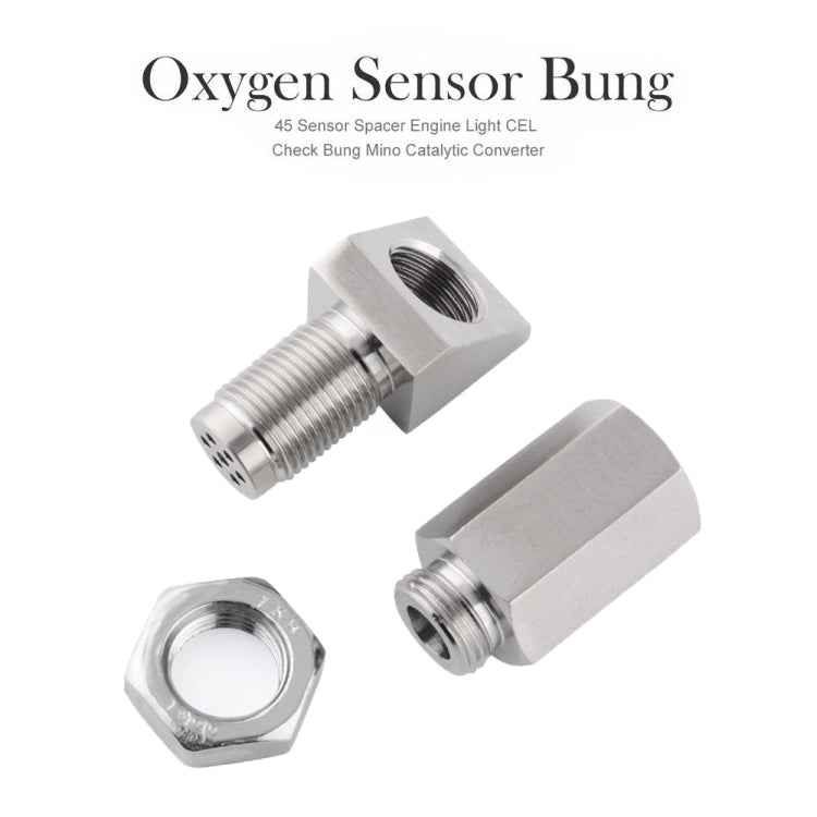 Car 45 Degree Oxygen Sensor M18x1.5 Adapter, 45 Degree