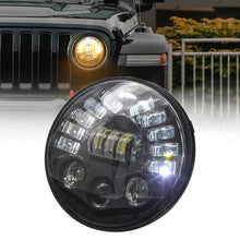 Load image into Gallery viewer, 7 inch Car Matrix Gradient LED Headlight Lamps for Jeep Wrangler, 7 inch Matrix