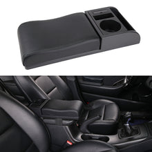 Load image into Gallery viewer, Car Multi-functional Dual USB Armrest Box Booster Pad, Microfiber Leather Curved Type, Microfiber Curved Type (Black), Microfiber Curved Type (Black Red), Microfiber Curved Type (Black White)