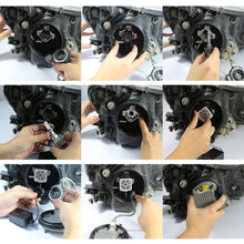 Load image into Gallery viewer, 1 Pair D Series D4S Car HID Ballast to LED Headlight DC12V 35W 6000K 7000LM, CSP Lamp Bead, D4S