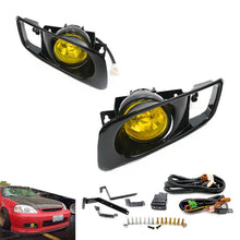 Load image into Gallery viewer, 1 Pair Car Modified Front Fog Light for Honda Civic 1999-2000, For Honda Civic 1999-2000 (White Light), For Honda Civic 1999-2000 (Yellow Light)