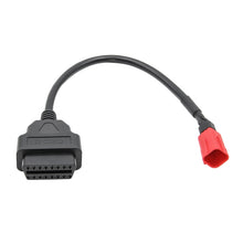 Load image into Gallery viewer, 16Pin to 6Pin Motorcycles OBD2 Conversion Cable OBDII Diagnostic Adapter Cable for Honda, For Honda