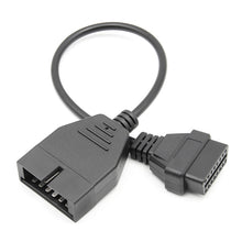 Load image into Gallery viewer, 12Pin to 16Pin Car OBD2 Conversion Cable OBDII Diagnostic Adapter Cable for GM, 12Pin to 16Pin for GM