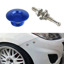 Load image into Gallery viewer, 54mm Stainless Steel Quick-pins Push Button Billet Hood Pins Lock Clip Kit, 54mm (Silver), 54mm (Red), 54mm (Blue), 54mm (Black)