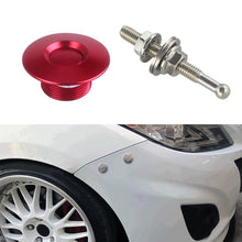 Load image into Gallery viewer, 54mm Stainless Steel Quick-pins Push Button Billet Hood Pins Lock Clip Kit, 54mm (Silver), 54mm (Red), 54mm (Blue), 54mm (Black)