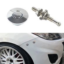 Load image into Gallery viewer, 54mm Stainless Steel Quick-pins Push Button Billet Hood Pins Lock Clip Kit, 54mm (Silver), 54mm (Red), 54mm (Blue), 54mm (Black)