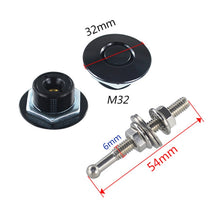 Load image into Gallery viewer, 54mm Stainless Steel Quick-pins Push Button Billet Hood Pins Lock Clip Kit, 54mm (Silver), 54mm (Red), 54mm (Blue), 54mm (Black)