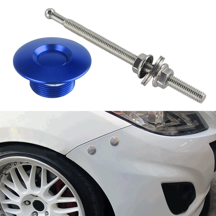 100mm Stainless Steel Quick-pins Push Button Billet Hood Pins Lock Clip Kit, 100mm (Red), 100mm (Blue), 100mm (Black), 100mm (Silver)