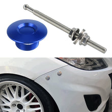 Load image into Gallery viewer, 100mm Stainless Steel Quick-pins Push Button Billet Hood Pins Lock Clip Kit, 100mm (Red), 100mm (Blue), 100mm (Black), 100mm (Silver)