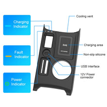 Load image into Gallery viewer, HFC-1053 Car Qi Standard Wireless Charger 15W / 10W Quick Charging for Audi A3 2021-2022, Left Driving, HFC-1053