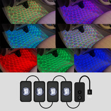 Load image into Gallery viewer, A17 Car Colorful Voice-activated RGB Foot LED Atmosphere Light, Single Light Star Version, Single Light Star Version
