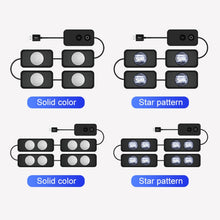 Load image into Gallery viewer, A17 Car Colorful Voice-activated RGB Foot LED Atmosphere Light, Single Light Star Version, Single Light Star Version