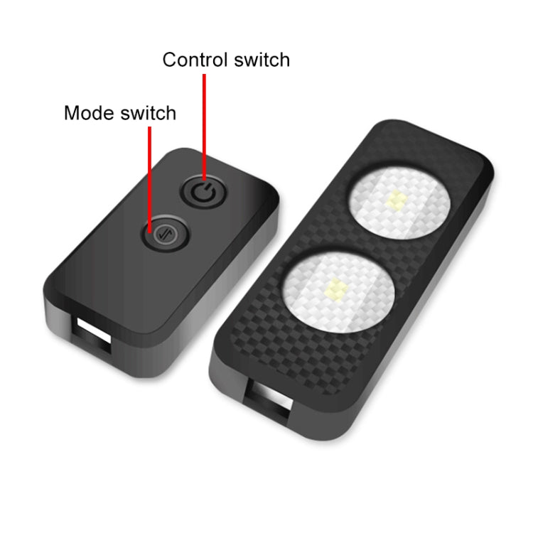 A17 Car Colorful Voice-activated RGB Foot LED Atmosphere Light, Single Light Star Version, Single Light Star Version