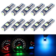 Load image into Gallery viewer, 10 in 1 Car T5 0.2W DC12V Instrument Panel LED Decorative Light