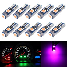 Load image into Gallery viewer, 10 in 1 Car T5 0.2W DC12V Instrument Panel LED Decorative Light