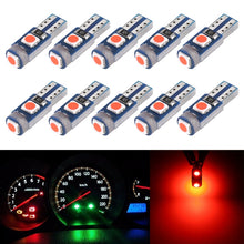 Load image into Gallery viewer, 10 in 1 Car T5 0.2W DC12V Instrument Panel LED Decorative Light
