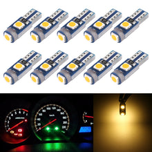Load image into Gallery viewer, 10 in 1 Car T5 0.2W DC12V Instrument Panel LED Decorative Light