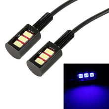 Load image into Gallery viewer, 1 Pair DC12V 0.4W 3LEDs SMD-5630 Car / Motorcycle License Plate Light, Cable Length: 27cm, DC12V 0.4W
