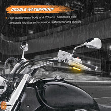 Load image into Gallery viewer, 1 Pair Motorcycle Flashing Handlebar LED Turn Signal Light, Flashing