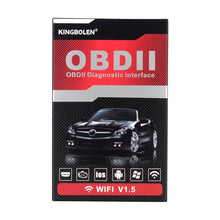 Load image into Gallery viewer, OBD II ELM327 WiFi V1.5 Car Fault Diagnostic Tool PIC25K80 Chip, WiFi