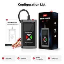 Load image into Gallery viewer, KINGBOLEN BM580 6V 12V Car Digital Load Battery Tester, BM580