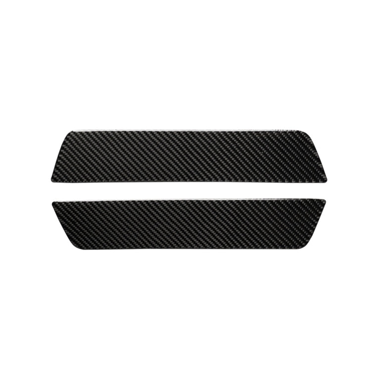2 PCS Carbon Fiber Car Back Door Threshold Decorative Sticker for Tesla Model 3, Back Door Threshold