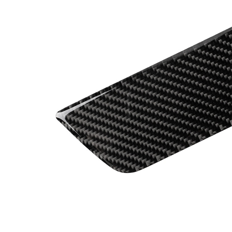 2 PCS Carbon Fiber Car Back Door Threshold Decorative Sticker for Tesla Model 3, Back Door Threshold