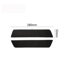 Load image into Gallery viewer, 2 PCS Carbon Fiber Car Back Door Threshold Decorative Sticker for Tesla Model 3, Back Door Threshold