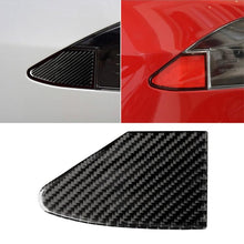 Load image into Gallery viewer, Carbon Fiber Car Charging Port Panel Decorative Sticker for Tesla Model X, Suitable for Left Driving, Charging Port Panel
