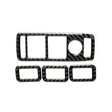 Load image into Gallery viewer, 4 PCS Carbon Fiber Car Window Lift Panel Decorative Sticker for Tesla Model X, Window Lift Panel