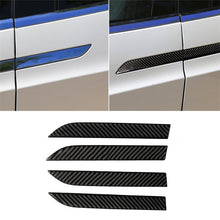 Load image into Gallery viewer, 4 PCS Carbon Fiber Car Outer Door Handle Panel Decorative Sticker for Tesla Model X, Outer Door Handle Panel