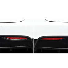 Load image into Gallery viewer, 2 PCS Carbon Fiber Car Rear Fog Lamps Decorative Sticker for Tesla Model X, Rear Fog Lamps