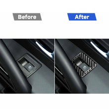 Load image into Gallery viewer, 2 PCS / Set Carbon Fiber Car Window Buttons Decorative Sticker for Volkswagen Scirocco 2009-2016,Left and Right Drive Universal, Window Buttons
