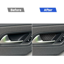 Load image into Gallery viewer, 2 PCS / Set Carbon Fiber Car Inner Door Bowl Decorative Sticker for Volkswagen Scirocco 2009-2016,Left and Right Drive Universal, Inner Door Bowl