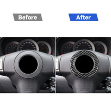 Load image into Gallery viewer, Carbon Fiber Car Steering Wheel Decorative Sticker for Toyota Old RAV4 2006-2013,Left and Right Drive Universal, Steering Wheel