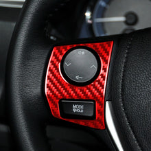 Load image into Gallery viewer, 2 PCS / Set Carbon Fiber Car Steering Wheel Button Frame Decorative Sticker for Toyota Corolla 2014-2018,Left and Right Drive Universal, Steering Wheel Button Frame