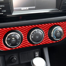 Load image into Gallery viewer, Carbon Fiber Car Air Conditioner Switch Panel A Decorative Sticker for Toyota Corolla 2014-2018,Left Drive, Air Conditioner Switch Panel A,Left Drive
